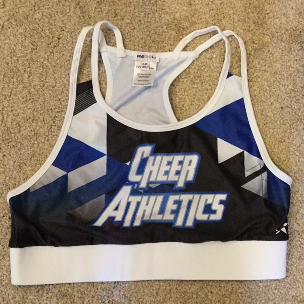 New CA Cheer Athletics practice wear sports bra